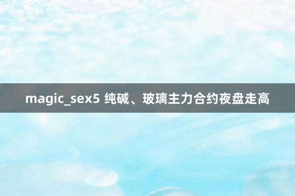 magic_sex5 纯碱、玻璃主力合约夜盘走高