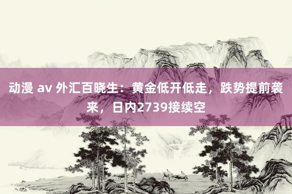 动漫 av 外汇百晓生：黄金低开低走，跌势提前袭来，日内2739接续空